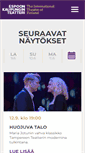 Mobile Screenshot of espoonteatteri.fi